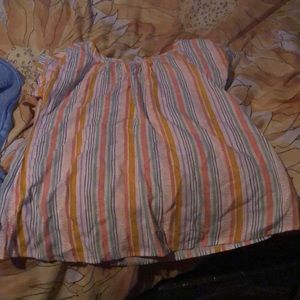 Girl’s tee shirt xl 14-16 white, pink,